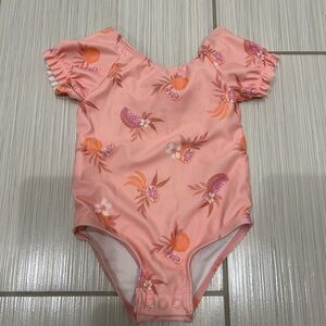 OshKosh B'gosh Peach and White Baby Bodysuit
